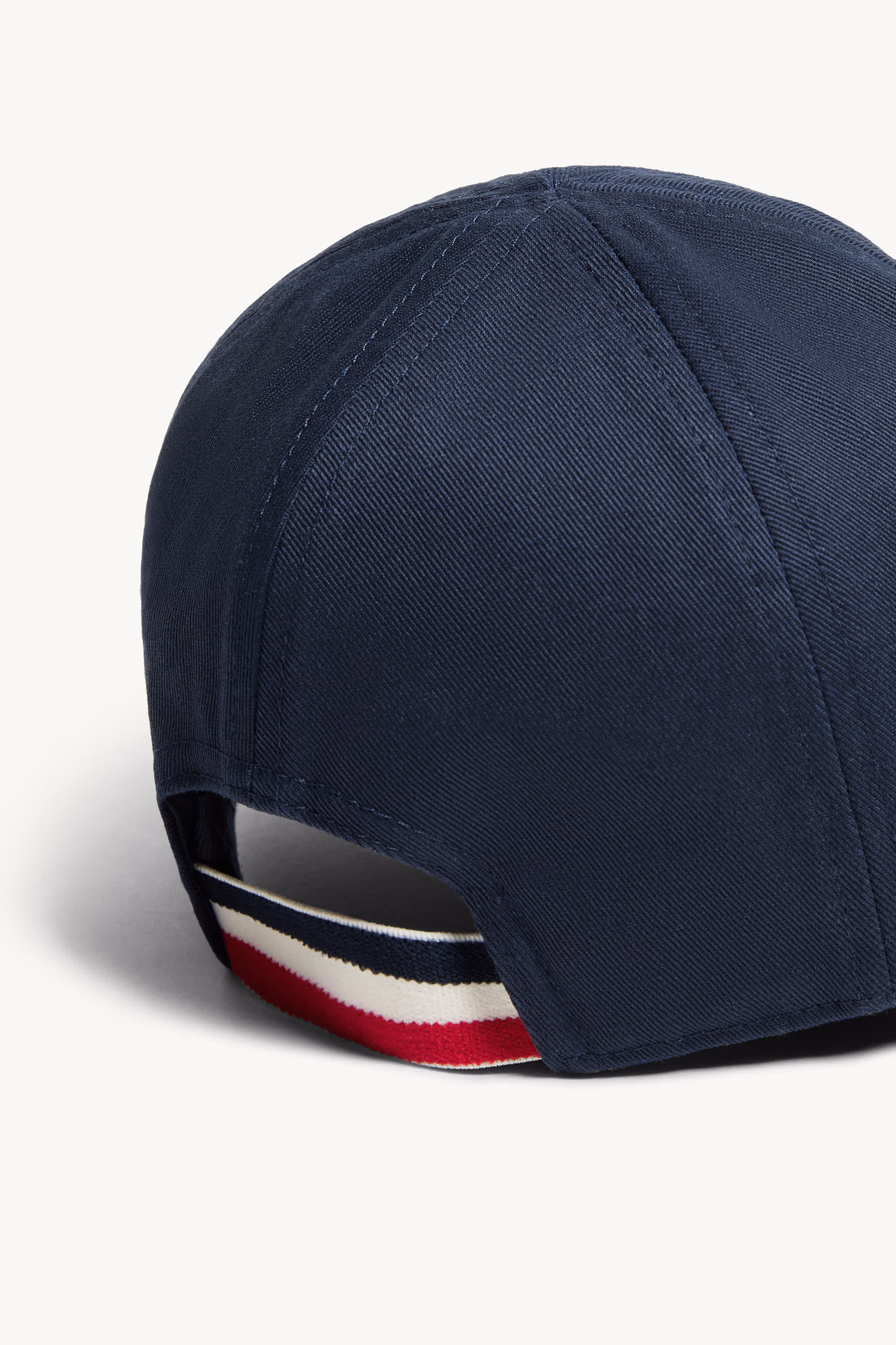 Cotton Gabardine Baseball Cap Boy Blue Moncler 4